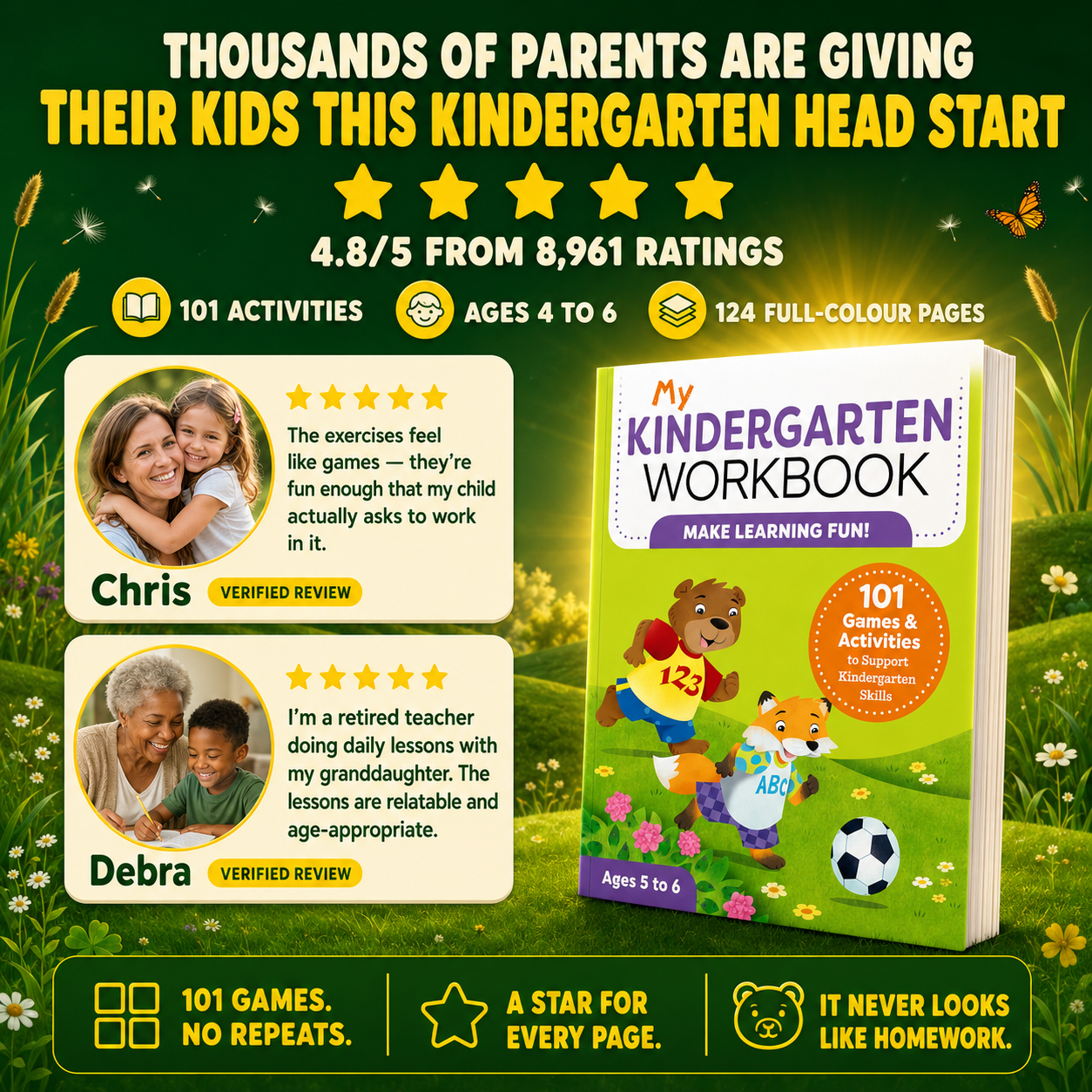 My Kindergarten Workbook: 101 Games & Activities (Ages 5-6)