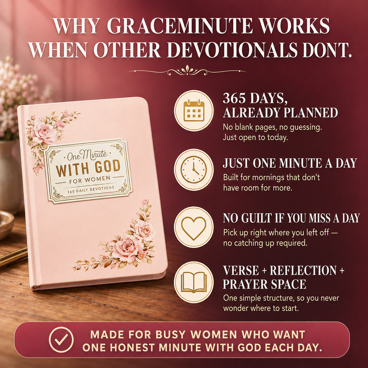 GraceMinute™ 365 Days Devotional Journal