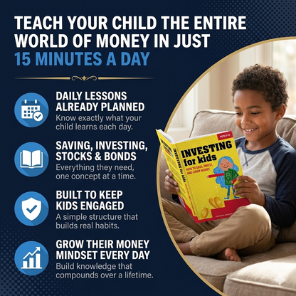 Investing for Kids (Ages 8–12) – Beginner’s Guide to Saving, Stocks & Growing Money