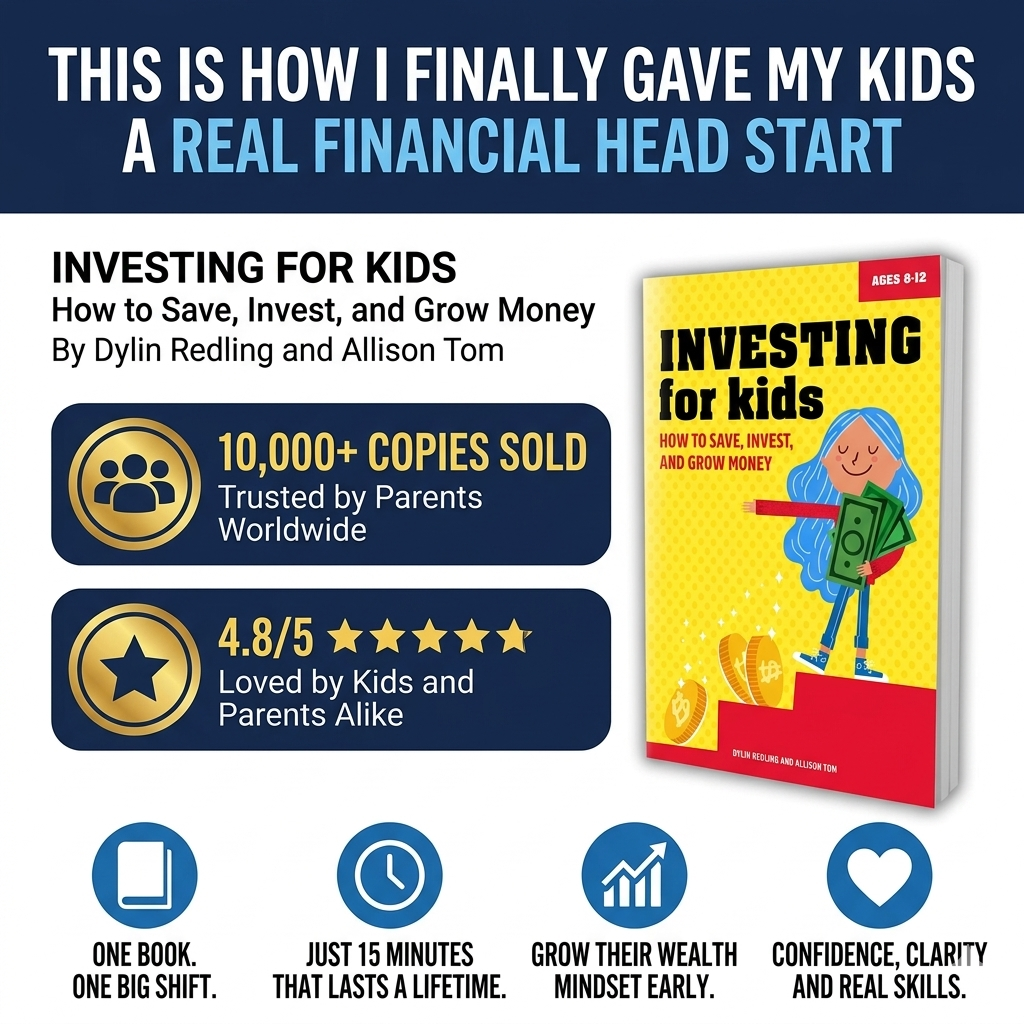 Investing for Kids (Ages 8–12) – Beginner’s Guide to Saving, Stocks & Growing Money