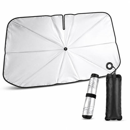Car Sun Shade Umbrella — Opens in 3 Seconds, Folds Into Your Door Pocket