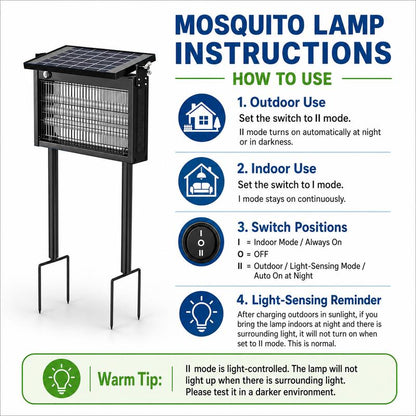 MosKilTo™ Solar Bug Zapper